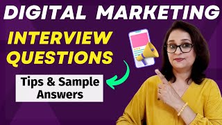 Digital Marketing Interview Questions and Answers  For Freshers and Experienced Candidates [upl. by Rafaelia139]