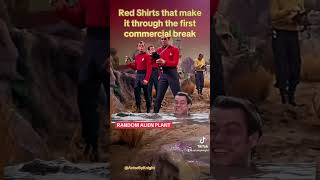 Red Shirts that make it through the first commercial break StarTrek RedShirts Alien JimCarey [upl. by Pasol348]