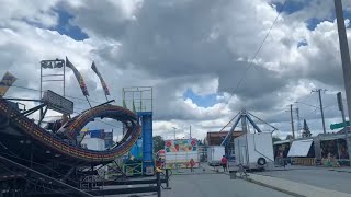 Beauce Carnaval 2024 Le montage des attractions [upl. by Hui]