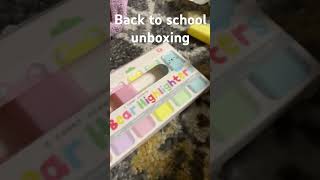 Unboxing backtoschool unboxing oxing [upl. by Ayocal]