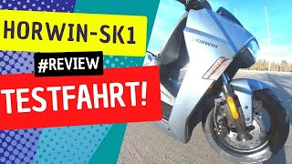 ⚡ HORWIN SK1 🔥 REVIEW amp TESTFAHRT 🔥 horwin sk1 sk3 ek1 ek3 eroller escooter review DEU [upl. by Hanover]