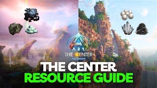 The ESSENTIAL The Center RESOURCE Guide  ARK Survival Ascended [upl. by Linette]