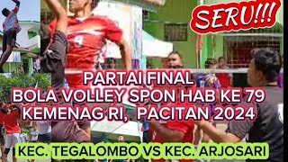 Final Voly Spon hab Kemenag ke 79 kemenagpacitan [upl. by Lacsap]