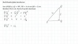 Rechthoekszijden berekenen 2 HAVOVWO amp 2 VWO [upl. by April687]