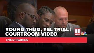 Young Thug YSL trial live stream  Thursday September 12 [upl. by Lebatsirc]