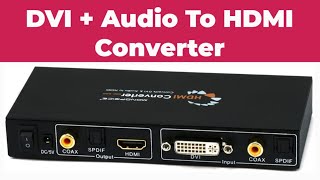 DVI  Audio to HDMI Converter  Monoprice  The Avial [upl. by Omidyar]