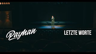 PAYMAN  Letzte Worte Official Video [upl. by Ziguard]