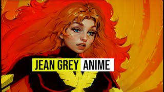 Jean Grey Anime  All Powers Breakdown [upl. by Llib]