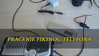 Prisluškivanje telefona  Praćenje fiksnog telefona [upl. by Majka950]