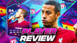 5⭐4⭐ 94 FLASHBACK THIAGO SBC PLAYER REVIEW  FC 24 Ultimate Team [upl. by Maillil594]