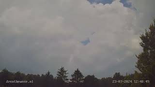 Timelapse weerstation Gasselternijveenschemond 23072024 [upl. by Nadnal]