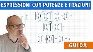 🔢 Espressioni con Potenze e Frazioni Guida Completa 📘 [upl. by Arimaj]