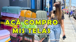 DONDE COMPRAR TELA EN GAMARRA  COMPARTO MIS CONFEECIONISTA Y PROVEEDORES  Antonella Caruci [upl. by Alegnad]