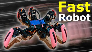 How To Build FAST Hexapod Robots Fast Walking DIY Spider Robot [upl. by Anaitsirc]