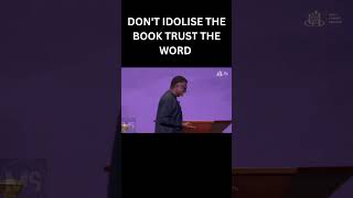 DONT IDOLISE THE BOOK TRUST THE WORD mensaotabil macariusstudios sounddoctrine [upl. by Ycinuq812]