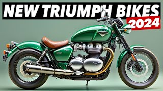 7 New Triumph Motorcycles For 2024 [upl. by Annia]