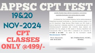 APPSC CPT TEST APPSC LATESTAPPSC CPT TEST COURSE ONLY AT 499OFFICE AUTOMATION TEST [upl. by Buller592]