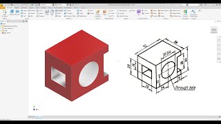 Autodesk Inventor Tutorial 41 [upl. by Cleodell68]