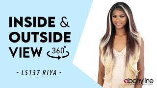 Motown Tress Synthetic Hair HD 13x7 Lace Wig  LS137 RIYA  EBONYLINECOM [upl. by Bhatt]