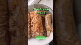 Mushroom rolls recipe shortsfood mushroom mushroomlife [upl. by Launam900]