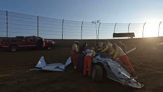 Cory Skipton’s modified Flip at Lawrenceburg Speedway July 13 2024 [upl. by Tezzil623]