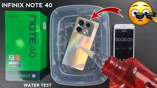 Infinix Note 40 iP54 Water Test 💦💧 Will it Survive Or Dead [upl. by Jehanna]