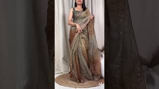 Leno cotton saree with glitter and cut work design Muslin cotton blouse New arrivals [upl. by Eaton]