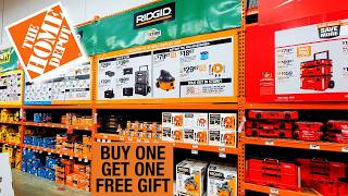 BLACK FRIDAY ALERT Ridgid Tools BOGOs Kits Home Depot [upl. by Fritze]