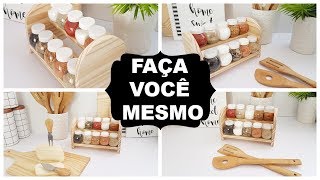 DIYs DECOR  IDEIAS DE FAÇA VOCÊ MESMO PARA DECORAR A COZINHA  Viviane Magalhães [upl. by Crespi]