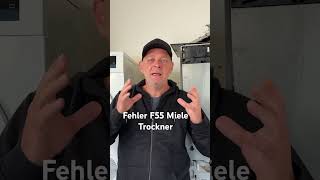 Fehler F55 Miele Trockner [upl. by Nellaf953]