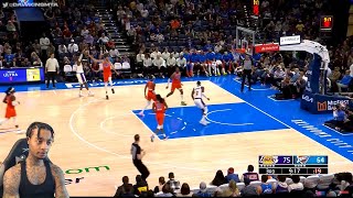 FlightReacts To LAKERS at THUNDER  FULL GAME HIGHLIGHTS  December 23 2023 [upl. by Reace]