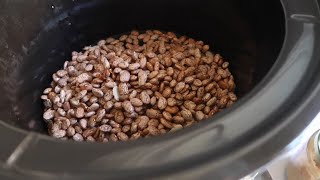 🍳 The BEST Homemade Refried Beans Recipe crockpotslow cooker [upl. by Vassily]