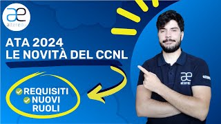 Graduatorie ATA 2024 Terza Fascia Le Novità Del CCNL [upl. by Jemima762]