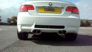 BMW M3 E90 E91 E92 Performance Exhaust by Cobra Sport Exhausts [upl. by Eatnahc]