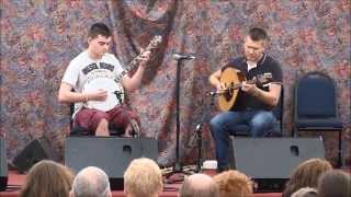 Kittys wedding hornpipe  Castle rock reel  Daragh Horan banjo  Kevin Murphy bouzouki [upl. by Einaej861]