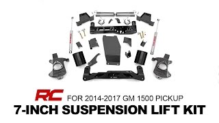 Rough Country s 7 inch Suspension Lift Kit For GM 1500 Pickup [upl. by Usanis496]