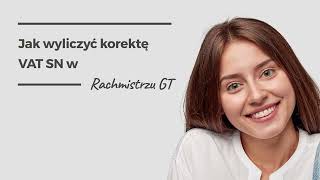 Jak wyliczyć korektę VAT SN w Rachmistrzu GT [upl. by Faxan315]