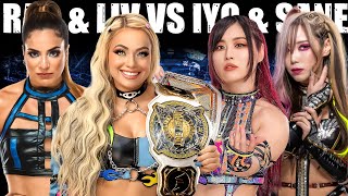 quotEPIC WWE2k24 Tag Team Showdown Liv Morgan amp Raquel Rodriguez VS Iyo Sky amp Kairi Sanequot [upl. by Adore]