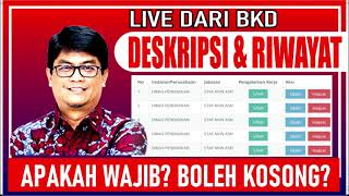 🔴 SOSIALISASI BKD CARA ISI DESKRIPSI amp RIWAYAT KERJA PPPK 2024 [upl. by Averir625]