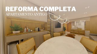 REFORMA DE APARTAMENTO ANTIGO [upl. by Neelyad]