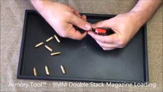 Armory Tool™ Double Stack 9mm Magazine Unloading and Loading [upl. by Broddy]