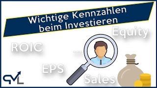 Wichtige Kennzahlen beim Investieren [upl. by Nanek]