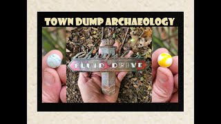 Town Dump Antiques  Bottle Digging  Chrysler Fluid Drive Car  Glass Marbles  Toys  Archaeology [upl. by Buckie]