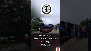 Peckett 2130 at the Northampton Ironstone Railway 29092024 shorts [upl. by Krefetz]