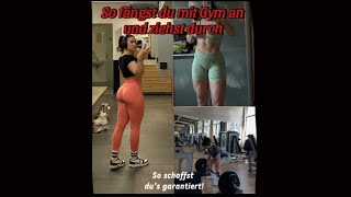 Mit Gym anfangen und durchziehen🏋️➡️ So schaffst du‘s garantiert gymmotivationgymdurchziehengym [upl. by Eerazed]