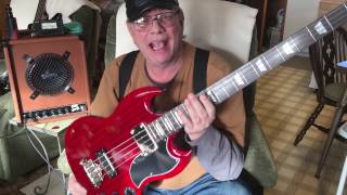 Epiphone EB3 SG Bass Guitar Review and Demo 284 [upl. by Sinaj696]