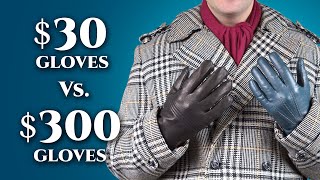 30 vs 300 Leather Gloves For Men Differences in Mens Dress Gloves Gentlemans Gazette [upl. by Carol]