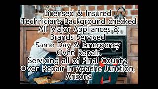 Oven Repair Apache Junction AZ 6232573203 [upl. by Walcott]