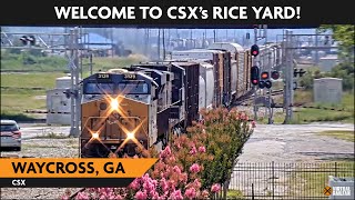 Waycross Georgia USA Virtual Railfan LIVE [upl. by Acilef]