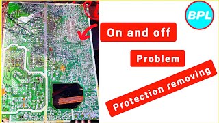 BPL  SANYO crt tv protection problem [upl. by Nolyag127]